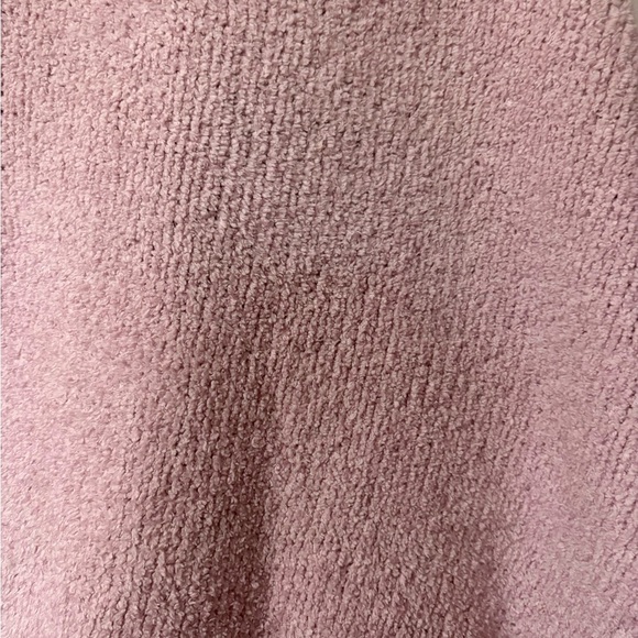 Tommy Bahama Pink Poncho Sweater with Fuzzy Texture - Picture 2 of 12